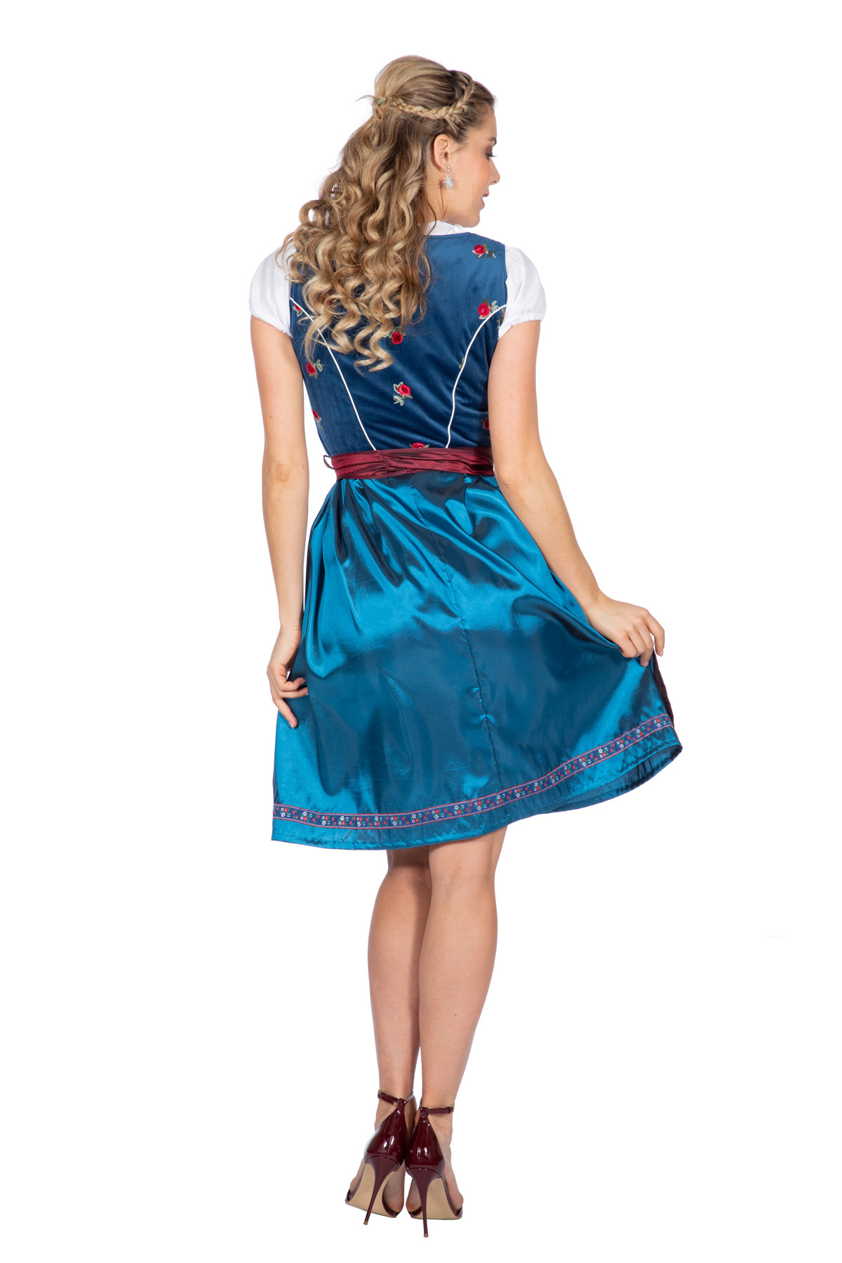 Dirndl blauw