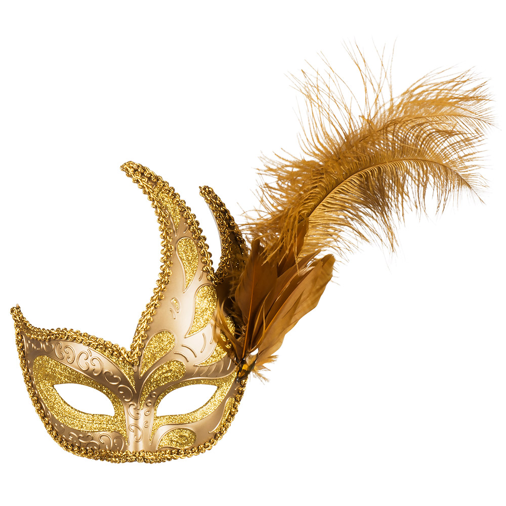 St. Oogmasker Venice prezioso goud