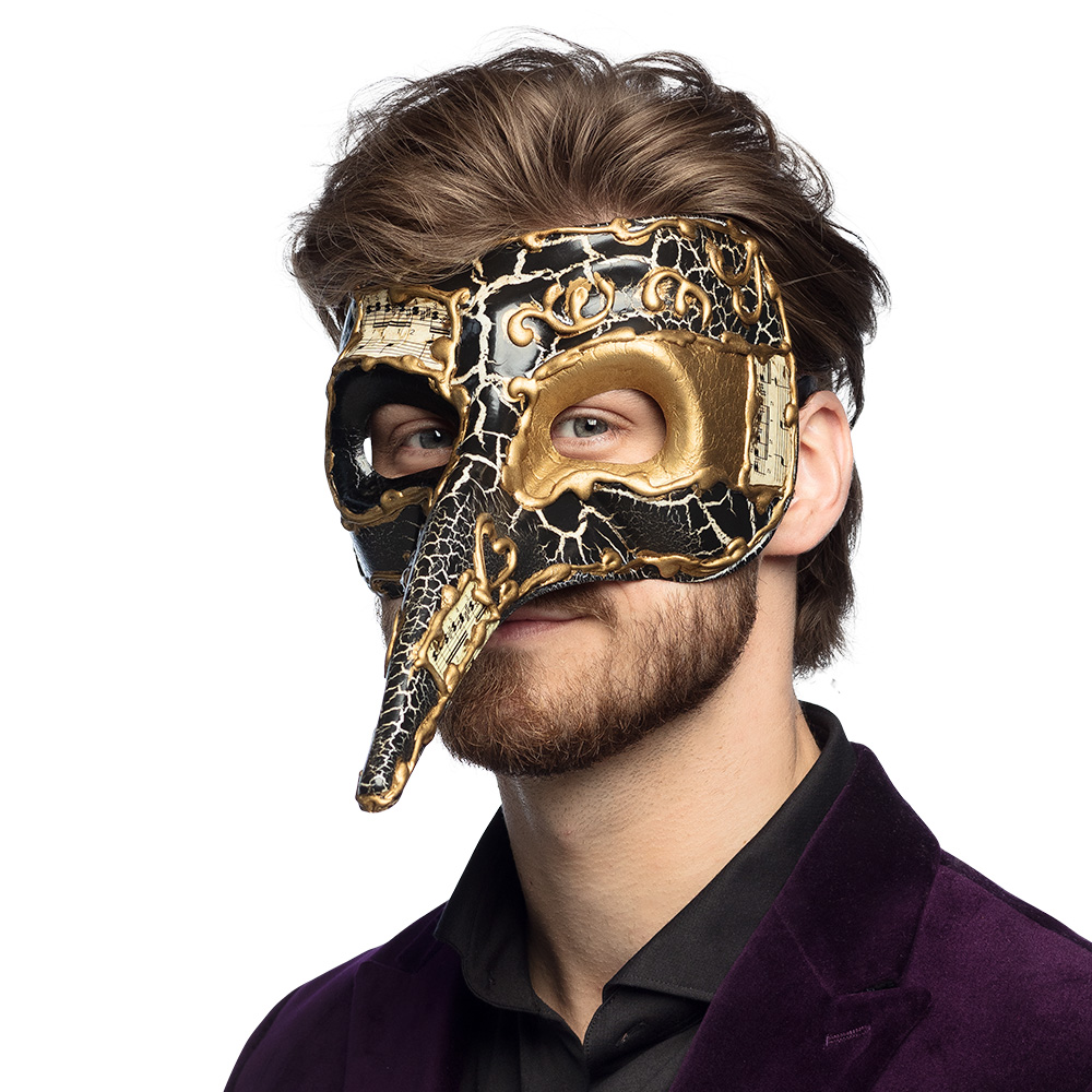 St. Oogmasker Venice naso 4 kleuren ass.