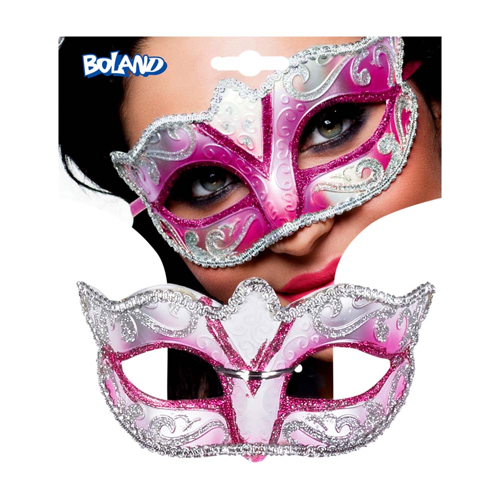 St. Oogmasker Venice felina 5 kleuren ass.