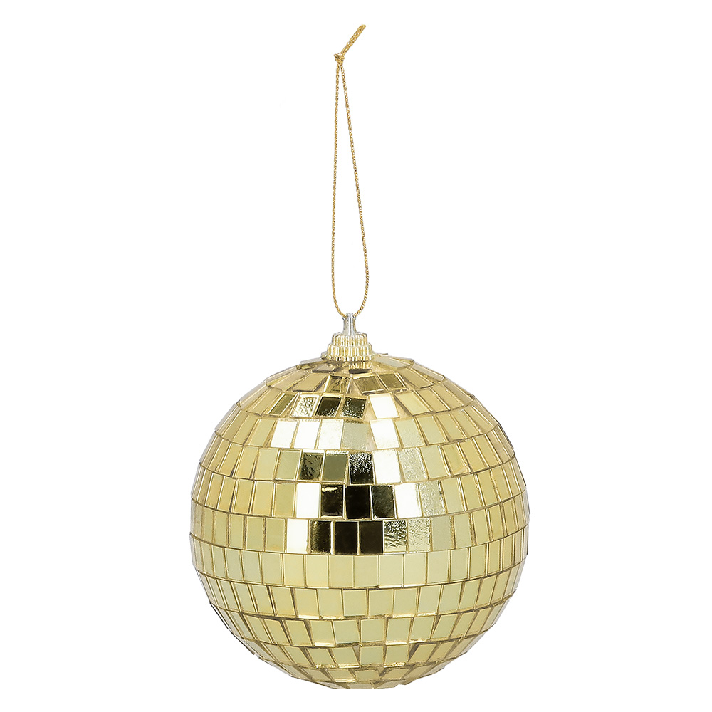 Set 6 Discoballen goud (Ø 8 cm)