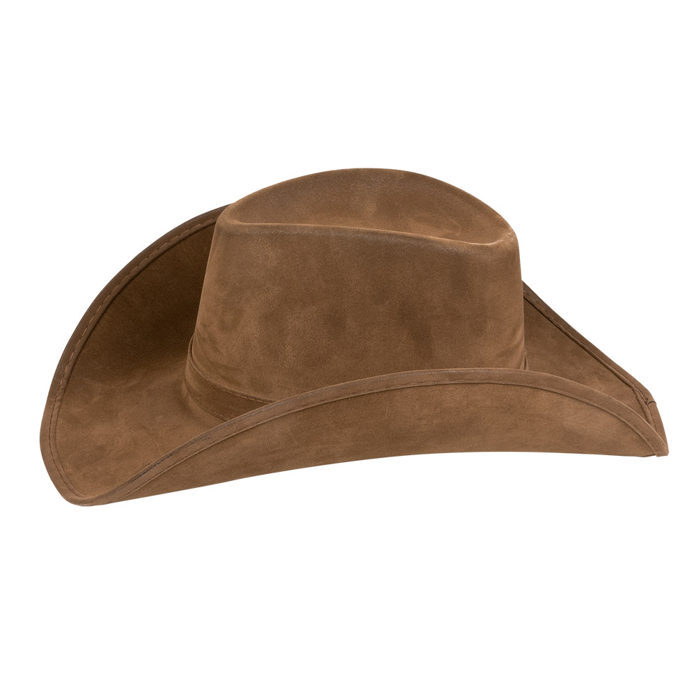 St. Hoed Wyoming bruin (leatherlook)