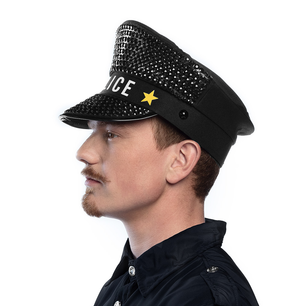 St. Pet 'POLICE' sparkle