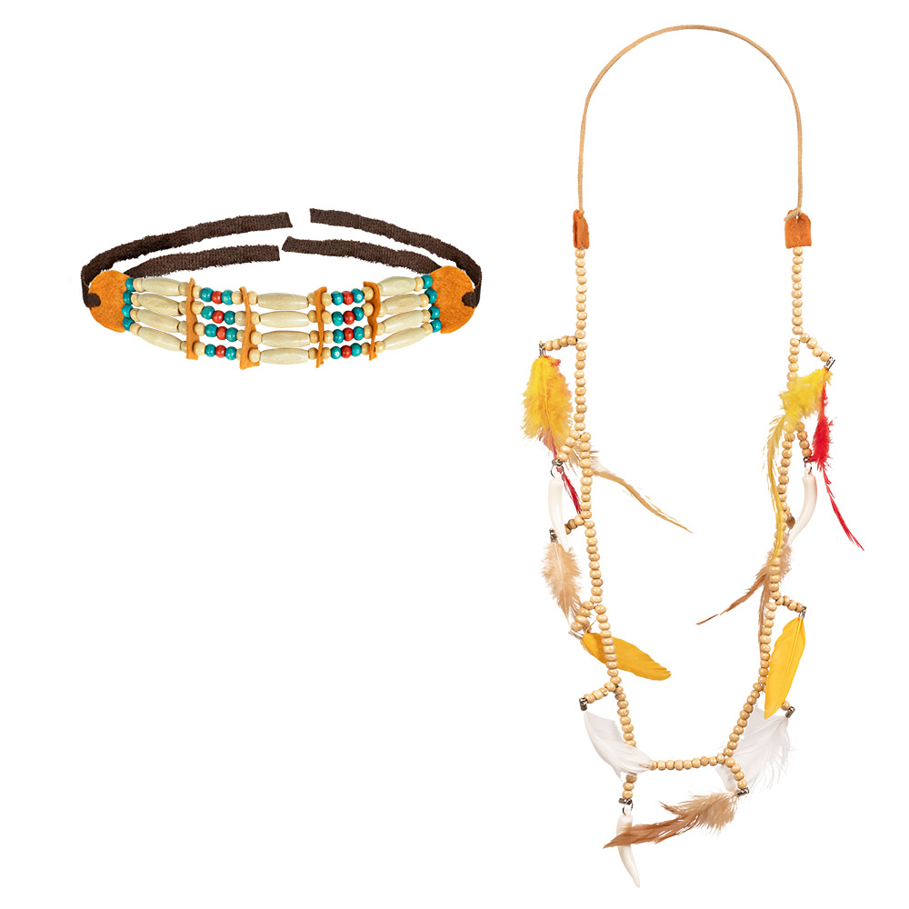 Set Hopi (choker en ketting)