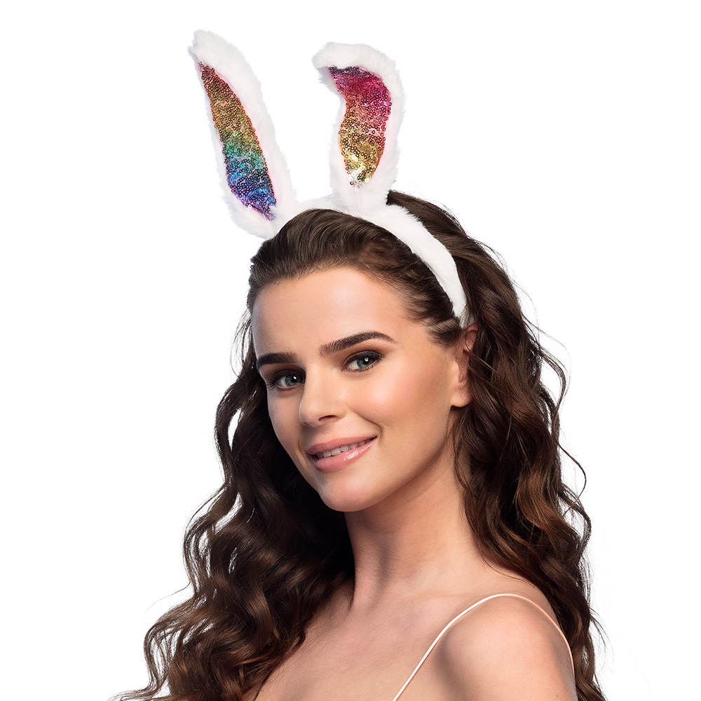 St. Tiara Rainbow bunny