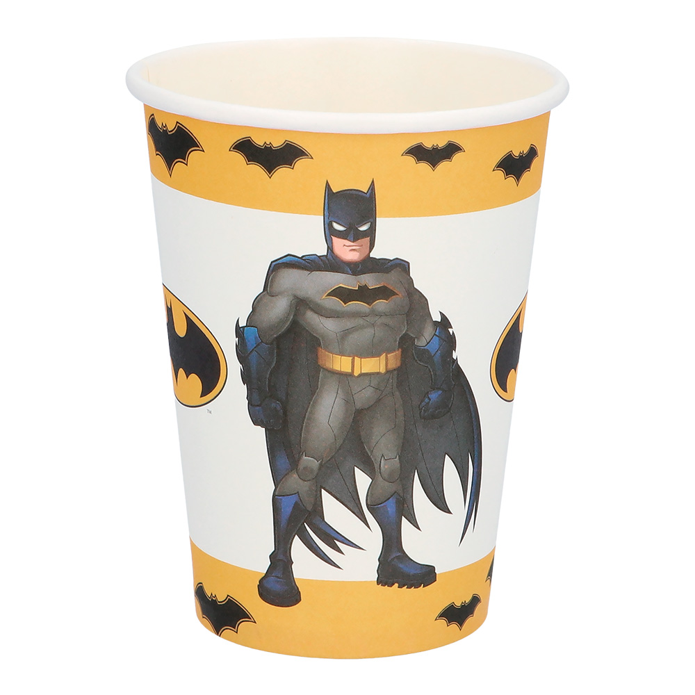 Set 8 Papieren bekertjes Batman (255 ml)