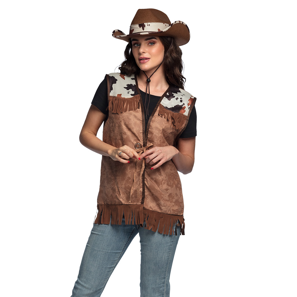 Vest Western bruin (M)