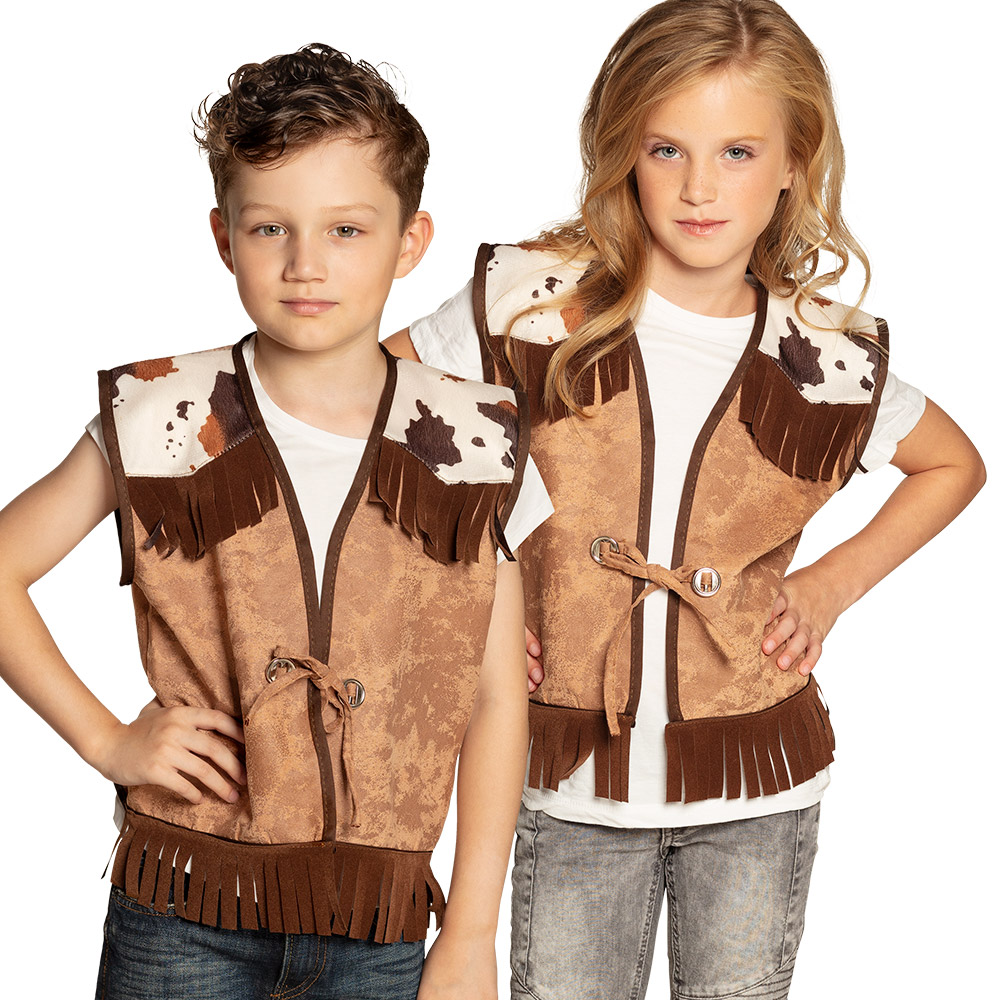 St. Kindervest Western camel (4-6 jaar)