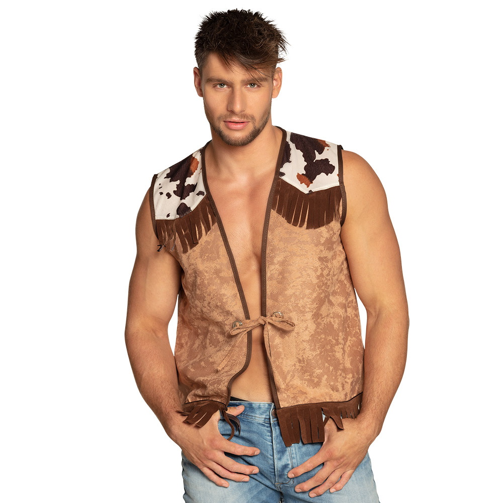 St. Vest Western camel (L/XL)