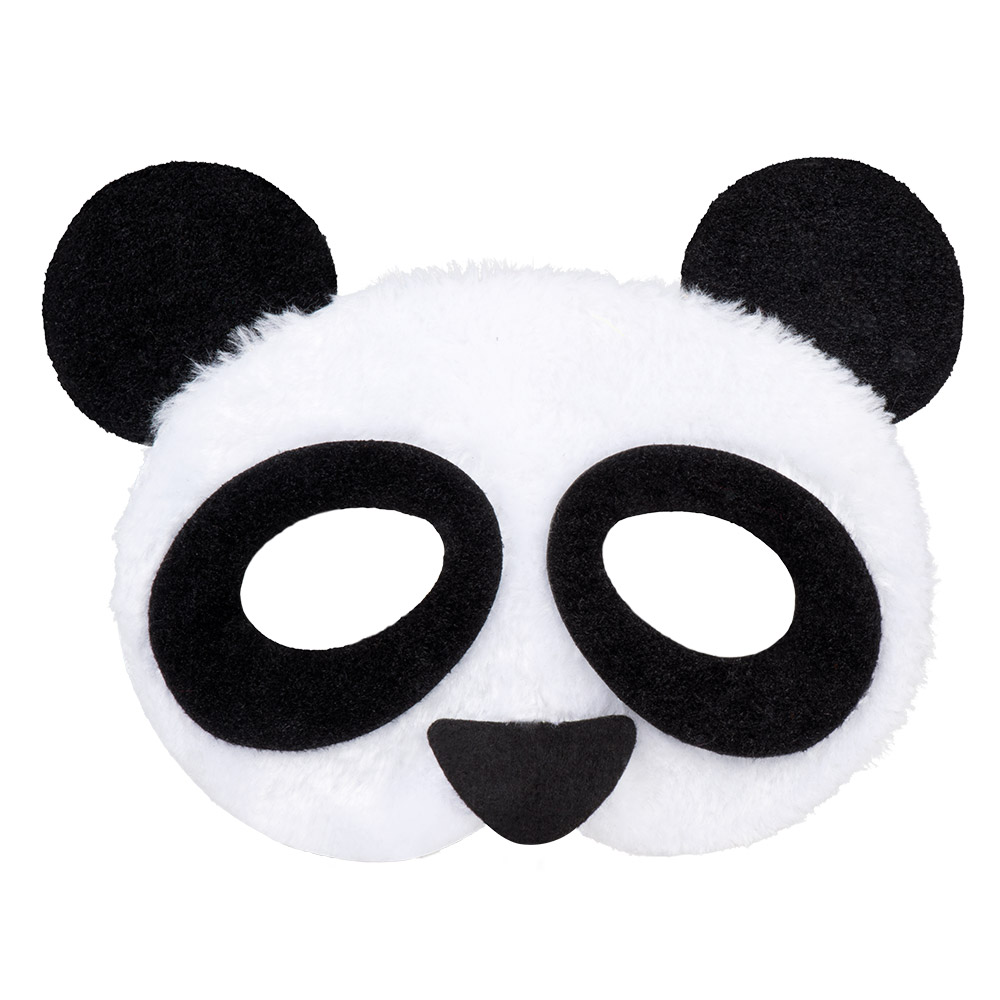 St. Pluchen halfmasker Panda