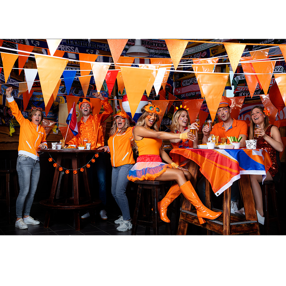 St. Paillettentopje oranje (M/L)