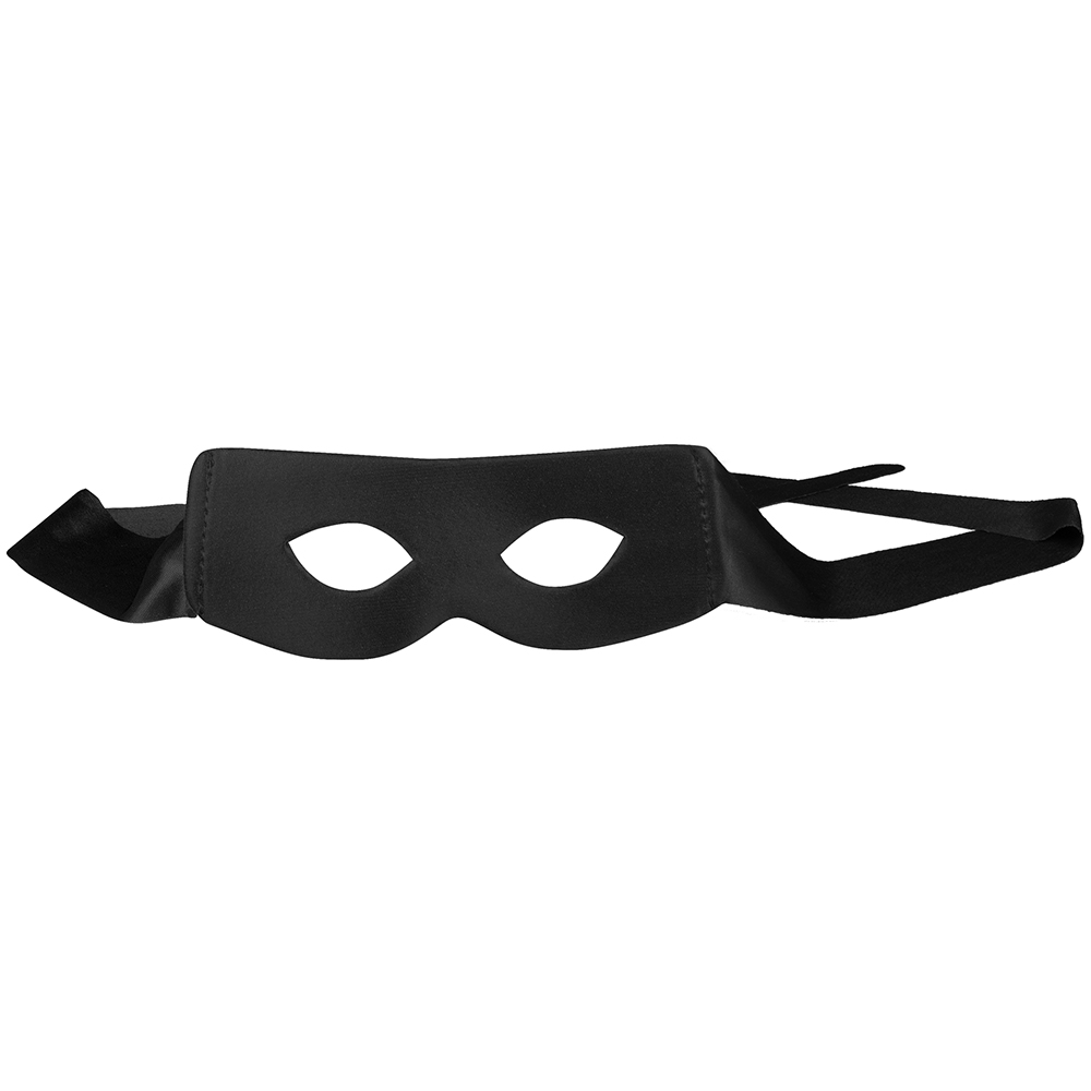 Set Hero zwart (oogmasker en cape 90 cm)