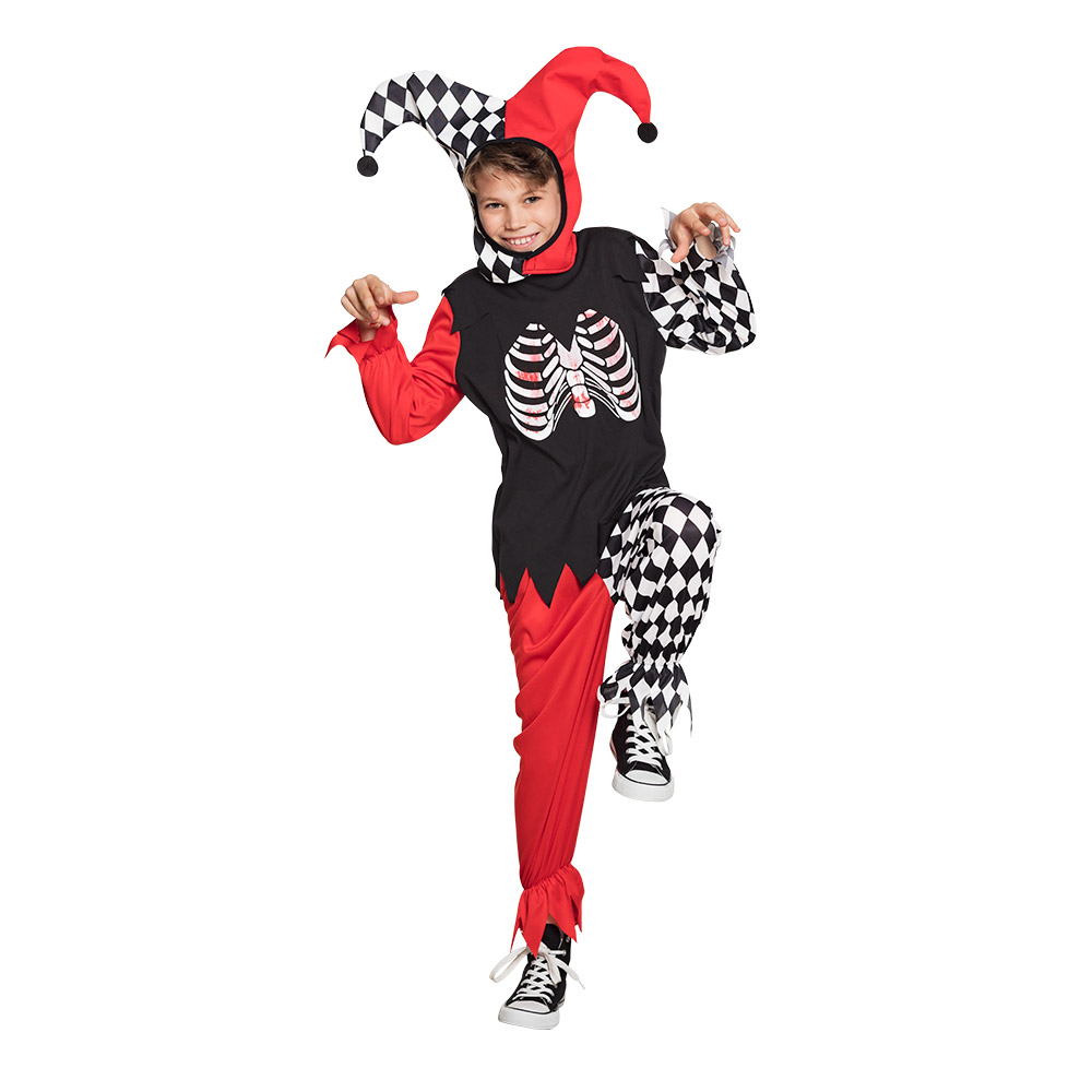 St. Kinderkostuum Horror harlequin (4-6 jaar)