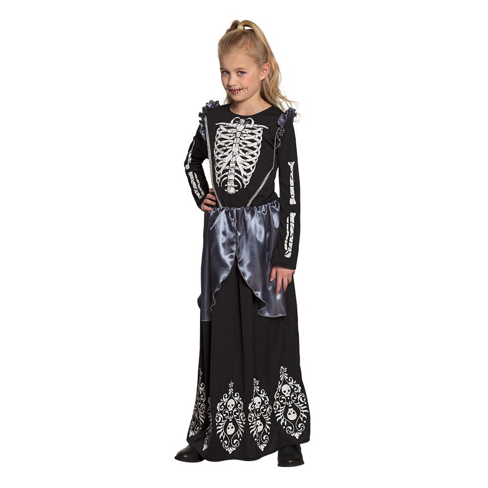 St. Kinderkostuum Skeleton queen (4-6 jaar)