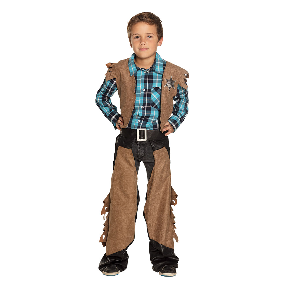 St. Kinderkostuum Cowboy Dustin (7-9 jaar)