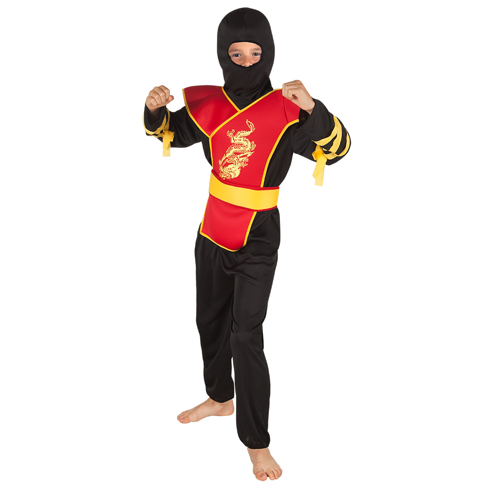 St. Kinderkostuum Ninja master (10-12 jaar)