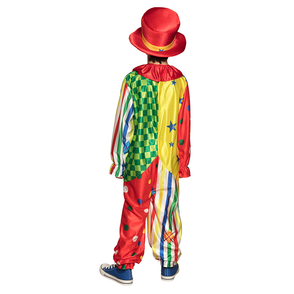 St. Kinderkostuum Clown Giggles (7-9 jaar)