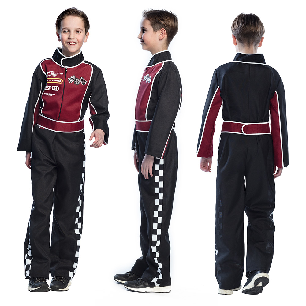 St. Kinderkostuum Racing rookie (4-6 jaar)