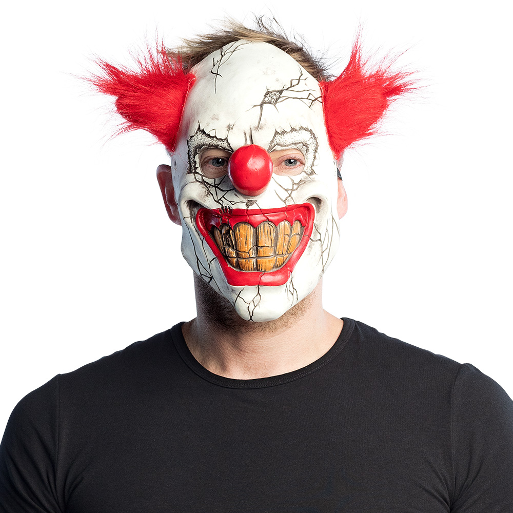 St. Latex gezichtsmasker Wicked clown