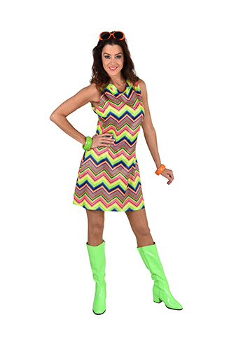 80'S Neon Dress