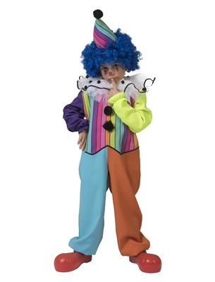 Regenboog clown jongen