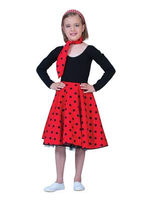 Rock'n roll rok rood