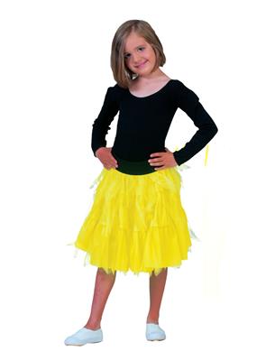 Petticoat fluo geel