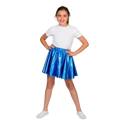 Disco rok folie blauw