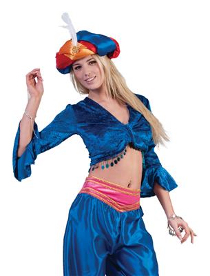 Jasmine top blauw