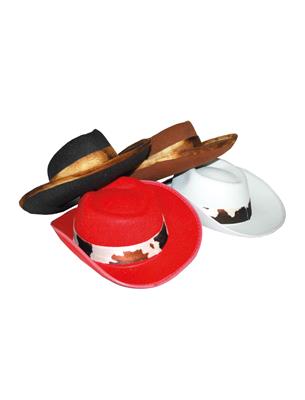 Cowboyhoed kind 4 kleuren