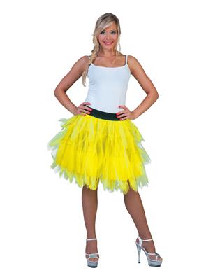 Petticoat fluo geel