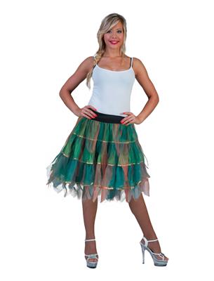 Petticoat groen met goud