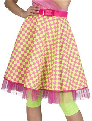 Rock 'n roll rok roze/groen