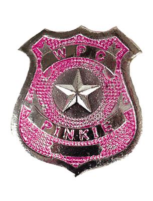 Badge politie metaal