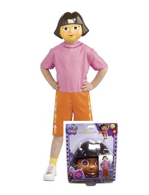 Dora kostuum en masker