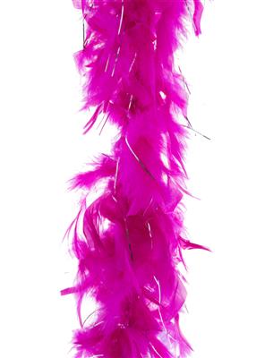 Boa fuchsia met zilverdraad 2 m 45 gr