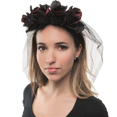 Diadeem met rozen