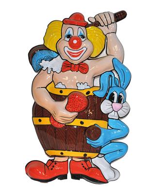 Wanddecoratie clown