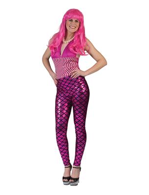 Legging zeemeermin roze