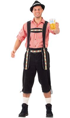 Lederhosen Lars met bretellen