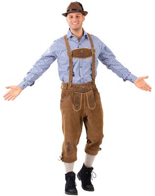 Lederhosen Lux met bretellen