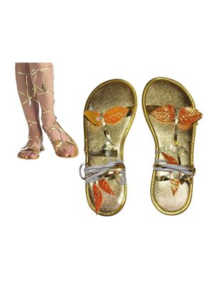 Romeinse sandalen goud