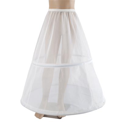 Petticoat lang met hoepel