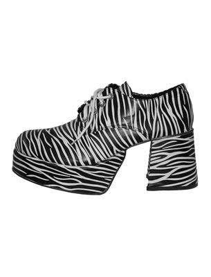 Discoschoenen zebra 4 maten