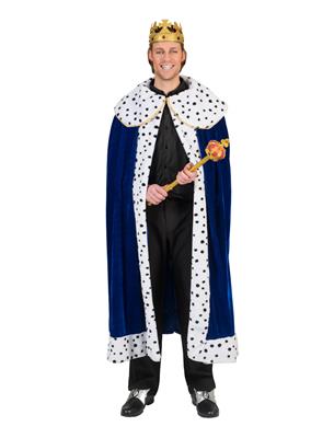 Royal blue cape adult