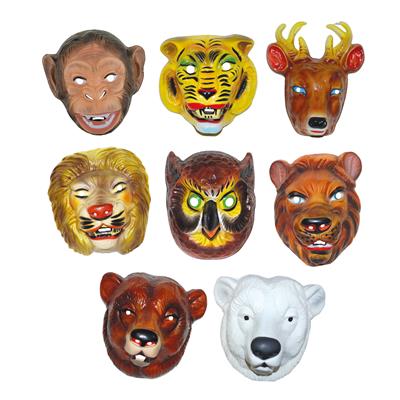 Dierenmasker 8 soorten