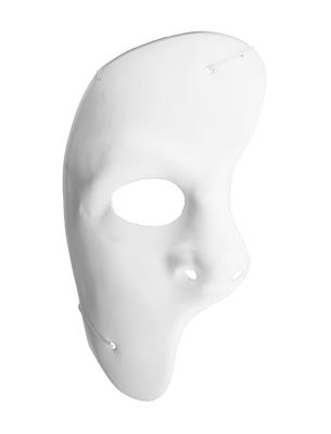 Masker half gezicht wit