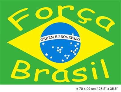 Vlag 70 x 90 cm Brazilië