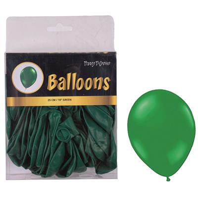 40 Groene ballonnen 10"