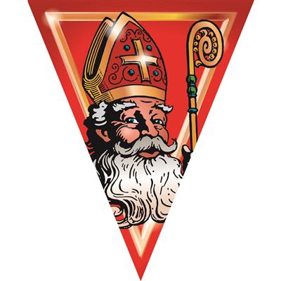 Vlaggenlijn 5m 10 vlaggen Sinterklaas